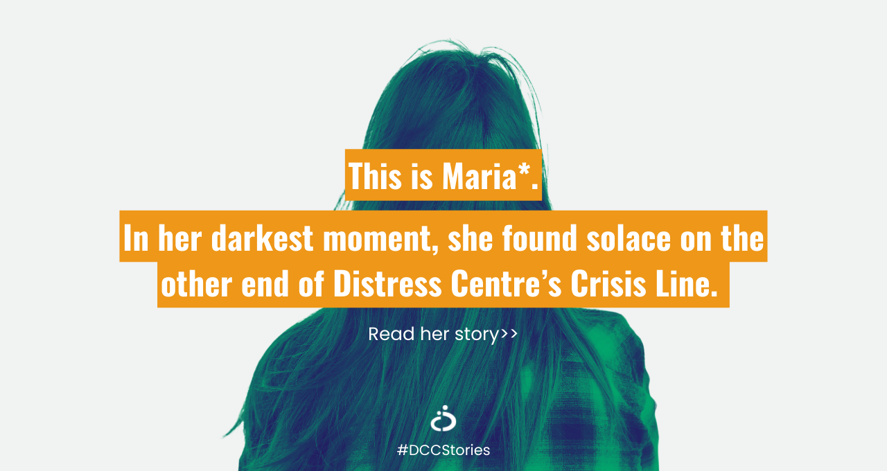 Blog post image: DCC Stories of Hope: Maria and our crisis line